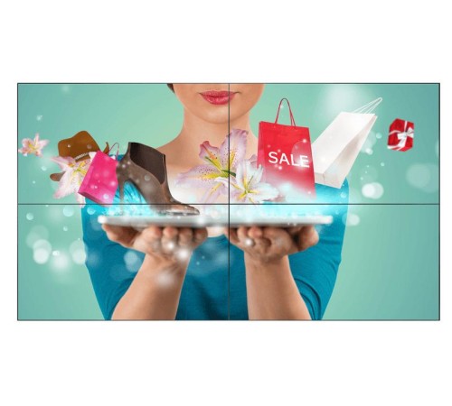 Информационный дисплей 55" 16:9 1920х1080(FHD) IPS, 60 Hz, 500cd/m2, H178/V178, 1200:1, 500K:1, 1.07B, 8ms, VGA, DVI, 2xHDMI, DP, RJ-45, USB Type A, Speakers, OPS Slot, 24/7, 3Y, Black