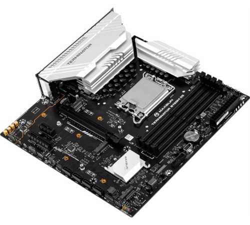 Материнская плата MAXSUN MS-Terminator B760M D5 WiFi, LGA1700, B760, 4*DDR5, 4*SATA3, 3*M.2, 2*USB 3.2, 6*USB 2.0, 1*PCIEx16, 1*PCIEx1, HDMI+DP, mATX