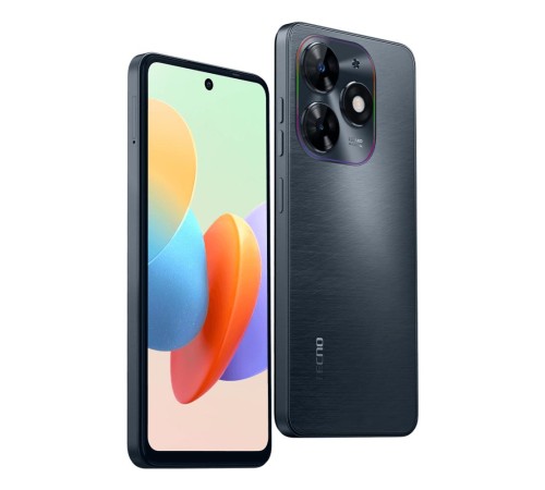 BG6 TECNO SPARK Go 2024 4/128 Gravity Black, 6.56", 20:9, 1612 x 720 пикселей, 1.6GHz, 8 Core, 4GB RAM, 128GB, up to 1TB flash, 13Mpix+AI/8Mpix, 2 Sim, 4G, BT v5.0, WiFi 802.11 b/g/n, GPS/AGPS, GLONASS,NFC, Type-C, 5000mAh, Android T-GO, 183g, 163,69