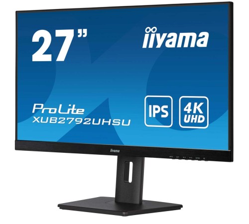 Монитор LCD 27'' 16:9 3840x2160(UHD 4K) IPS, Нет, 60 Hz, 350cd/m2, 1000:1, 80M:1, 4ms, DVI, HDMI, DP, USB-Hub, Height adj, Pivot, Tilt, Swivel, Speakers, Black (Мятая упаковка) Монитор LCD 27'' 16:9 3840x2160(UHD 4K) IPS, Нет, 60 Hz, 350cd/m2, 1000:1, 80M:1, 4ms, DVI, HDMI, DP, USB-Hub, Height adj, Pivot, Tilt, Swivel, Speakers, Black (Мятая упаковка)