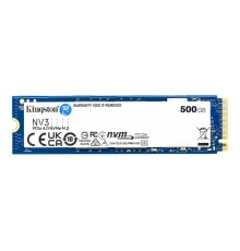 Твердотельный накопитель Kingston SSD 500GB NV3 M.2 2280 NVMe Gen4x4 R5000/W3000MB/s MTBF 2M 160TBW Retail 1 year