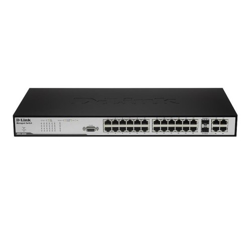 Коммутатор/ DES-3028_RFB/A1 Refurbished unit, clean, fully tested, well-packed with power cable and 19' rack mounts.Managed L2 Switch 24x100Base-TX, 2x1000Base-T, 2xCombo 1000Base-T/SFP, CLI, RS-232 Console, H/W A1.