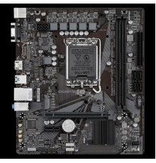 Материнская плата/ MB GIGABYTE INTEL H610 s1700, 2xDDR5(64GB), D-SUB/HDMI 2.1, 1xPCIe 4.0x16, 1xPCIe 3.0, 1xLAN, 4xSATA 6Gb/s, 1xM.2, 2xUSB 3.2, 4xUSB 2.0, 2xPS/2, mATX