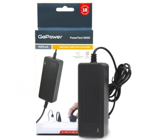 Блок питания GoPower PowerTech 5000 универсальн. импульсный (1/20) Блок питания GoPower PowerTech 5000 универсальн. импульсный (1/20)