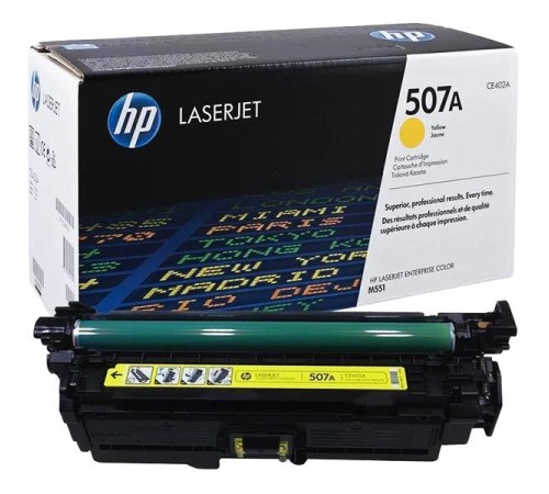 Тонер-картридж/ HP 507A Yellow LaserJet Toner Cartridge Тонер-картридж/ HP 507A Yellow LaserJet Toner Cartridge
