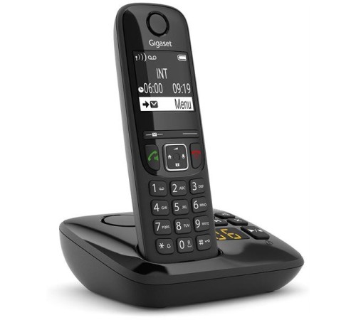Телефонный аппарат GIGASET AS690A RUS BLACK SYS