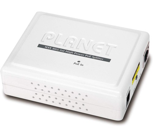 PoE сплиттер/ PLANET IEEE802.3at High Power PoE Splitter - 12V/24V PoE сплиттер/ PLANET IEEE802.3at High Power PoE Splitter - 12V/24V