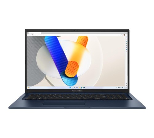 Ноутбук/ ASUS X1704ZA-AU333 17.3"(1920x1080 (матовый) IPS)/Intel Core i3 1215U(1.2Ghz)/8192Mb/512PCISSDGb/noDVD/Int:Intel UHD Graphics/Cam/BT/WiFi/50WHr/war 1y/2.1kg/Quiet Blue/DOS Ноутбук/ ASUS X1704ZA-AU333 17.3"(1920x1080 (матовый) IPS)/Intel Core i3 1215U(1.2Ghz)/8192Mb/512PCISSDGb/noDVD/Int:Intel UHD Graphics/Cam/BT/WiFi/50WHr/war 1y/2.1kg/Quiet Blue/DOS