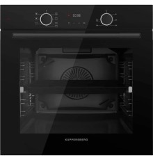 Встраиваемый духовой шкаф/ 60 см, 80 л, High-Tech, 6 режимов, паровая очистка, черный