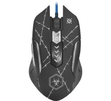 Defender Проводная игровая мышь Forced GM-020L оптика,6кнопок,800-3200dpi