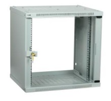 Шкаф LINEA WE 15U 600x600мм дверь стекло серый