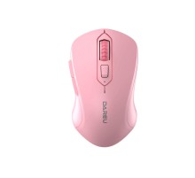 Мышь беспроводная Dareu LM115B Pink (розовый), DPI 800/1200/1600, подключение: ресивер 2.4GHz + Bluetooth, размер 107x59x38мм
