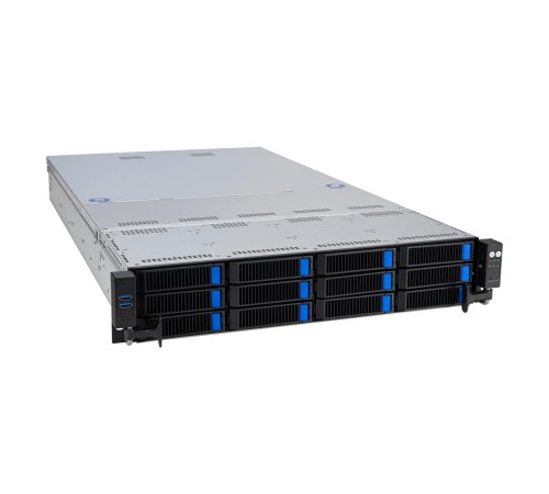 Серверная платформа/ ASUS RS520A-E12-RS12U/1G/1.6kW/12NVMe/FAN/RH/OCP/GPU