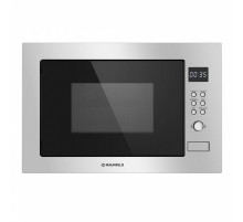 Печь микроволновая электрич. MAUNFELD/ Тип: встраиваемая  Объем, л: 25  Ширина, мм: 600  Управление: тактовое  Входная мощность в режиме микроволн, Вт: 1 4 50  Выходная мощность (микроволновая), Вт: 9 00  Входная мощность в режиме гриля, Вт: 1 000  Режимы