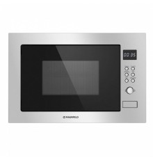 Печь микроволновая электрич./ Тип: встраиваемая  Объем, л: 25  Ширина, мм: 600  Управление: тактовое  Входная мощность в режиме микроволн, Вт: 1 4 50  Выходная мощность (микроволновая), Вт: 9 00  Входная мощность в режиме гриля, Вт: 1 000  Режимы работы: