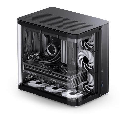 Корпус без блока питания/ Case JONSBO TK-2, Midi-Tower, TG, no fans, 1xUSB-A 3.2 + 1xUSB-C 3.2, ATX, mATX, mITX Black Корпус без блока питания/ Case JONSBO TK-2, Midi-Tower, TG, no fans, 1xUSB-A 3.2 + 1xUSB-C 3.2, ATX, mATX, mITX Black