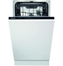 Встраиваемые посудомоечные машины GORENJE/ узкая, Класс энергопотребления: А++  11 стандартных комплектов посуды  Количество корзин: 3  Полный AquaStop  Габаритные размеры (шхвхг): 44.8 × 81.5 × 55 см