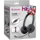 Компьютерная гарнитура Defender 63164 Tune 160 черный, провод 1.8 м