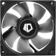 Кулер для корпуса/ Case Cooler ID-COOLING NO-8025-SD (80x80x25mm, 3-pin, 25.5CFM, 21dBA, 2000RPM, Black/Gray)