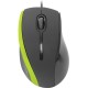 Defender #1 Проводная оптическая мышь MM-340 черный+зеленый,3кнопки,1000dpi