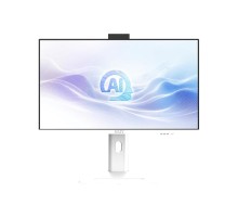 Моноблок MSI Modern AM273QP AI 1UM AiO 27" WQHD (2560x1440)IPS AG Non-touch, Core Ultra 5 125H (3.6GHz), 16Gb DDR5(2*8GB), 512GB SSD M.2, Intel UHD, WiFi, BT, camera, WirelessKB&mouse Eng/Rus,NoOS,1y,White