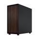 Корпус без блока питания/ Case Fractal Design North XL, Full-Tower, 3x140mm, 2xUSB-A 3.0 + 1xUSB 3.2 Type-C E-ATX, ATX, mATX, mITX Wood panel Charcoal Black