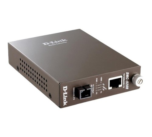 Трансивер/ DMC-920R WDM Media Converter 100Base-TX to 100Base-FX, SC, Single-mode, TX: 1310nm, RX: 1550nm, 20KM Трансивер/ DMC-920R WDM Media Converter 100Base-TX to 100Base-FX, SC, Single-mode, TX: 1310nm, RX: 1550nm, 20KM