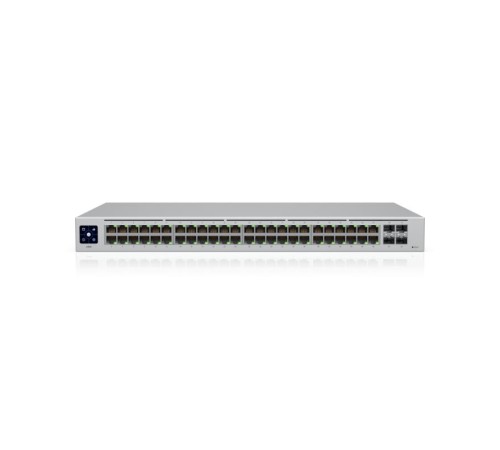 Коммутатор/ UniFi Switch 48 is a configurable Gigabit Layer 2 switch with 48 Gigabit Ethernet ports and 4 SFP ports
