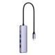 USB-концентратор Netac Hub WF13, Type-C to USB3.0+USB2.0*2+100W PD+HDMI (repl. NT08WF13-30GR)