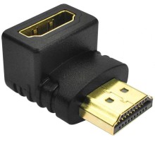 Greenconnect Переходник HDMI-HDMI  19M / 19F верхний угол, GCR-CV304