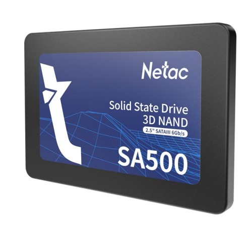 SSD накопитель Netac SSD SA500 120GB 2.5 SATAIII 3D NAND, R/W up to 500/400MB/s, TBW 60TB, 3y wty SSD накопитель Netac SSD SA500 120GB 2.5 SATAIII 3D NAND, R/W up to 500/400MB/s, TBW 60TB, 3y wty