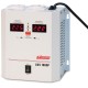 Стабилизатор POWERMAN AVS 1000P, ступенчатый регулятор, цифровые индикаторы уровней напряжения, 1000ВА, 110-260В, максимальный входной ток 7А, 2 евророзетки, IP-20, навесной, 185мм х 170мм х 100мм, 3.5 кг./ Stabilizer POWERMAN AVS 1000P, step-type regula