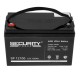Аккумуляторная батарея/ SECURITY FORCE SF series battery, SF 12100, voltage 12V, capacity 100Ah (discharge 20 hours), max. discharge current (5 sec.) 50A, max. charging current 26A, lead-acid AGM type, M8 bolt terminals, LxWxH 330x172x216mm., weight 26.5