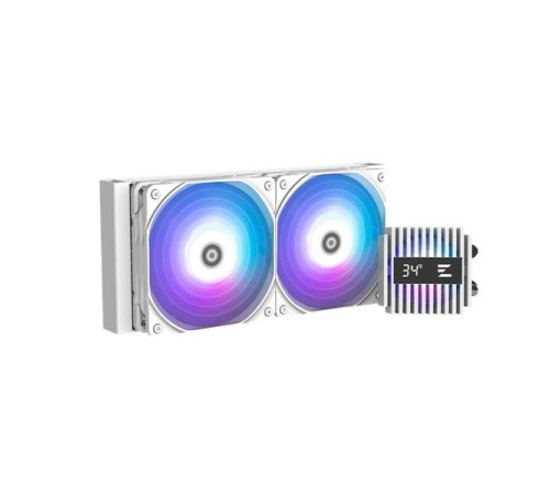 Система водяного охлаждения Zalman CPU Liquid Cooler 240mm, ARGB, white
