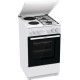 Комбинированная плита Gorenje/ Комбинированная плита Gorenje, полезный объем 68 л, очистка паром AquaClean, сводчатая форма духовки, механическое управление, электроподжиг, цвет белый