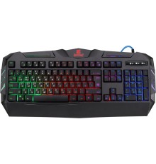 Defender Проводная игровая клавиатура Werewolf GK-120DL RU,RGB подсветка,19 Anti-Ghost