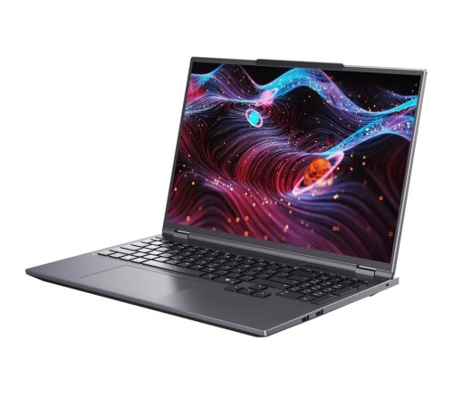 Ноутбук/ CHUWI GameBook 16"(2560x1600 IPS (300Hz) )/AMD Ryzen 9 9955HX(2.5Ghz)/16384Mb/512PCISSDGb/noDVD/Ext:NVIDIA GeForce RTX 5070 Ti(12288Mb)/Cam/BT/WiFi/80WHr/war 1y/2.3kg/Grey/Win11PRO + мышь