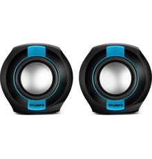 SVEN 150, чёрный-синий, USB, акустическая система 2.0, мощность 2x2,5 Вт(RMS)