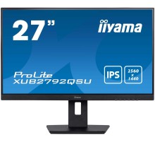 27'' 16:9 2560х1440(WQHD) IPS, Нет, 350cd/m2, 1000:1, 80M:1, 5ms, DVI, DP, USB-Hub, Height adj, Tilt, Swivel, Speakers, Black (Вскрытая упаковка)