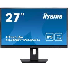 27'' 16:9 2560х1440(WQHD) IPS, Нет, 350cd/m2, 1000:1, 80M:1, 5ms, DVI, DP, USB-Hub, Height adj, Tilt, Swivel, Speakers, Black (Вскрытая упаковка)