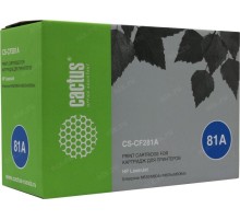 -/ Картридж лазерный Cactus CS-CF281A CF281A черный (10500стр.) для HP LJ Enterprise M630/M604n/M605n/M