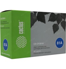 -/ Картридж лазерный Cactus CS-CF281A CF281A черный (10500стр.) для HP LJ Enterprise M630/M604n/M605n/M