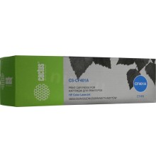 -/ Картридж лазерный Cactus CS-CF401A CF401A голубой (1400стр.) для HP CLJ M252/252N/252DN/252DW/M277n/