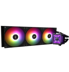 Водяное охлаждение для процессора/ Water Cooling System Thermalright Frozen Warframe Pro 360 Black Argb (360mm, Black, ARGB/ Fans: 3x120mm, 70.84CFM, 29.8dBA, 2000RPM/ Pump height 60mm, 23dBA, 3000RPM, Rad thickness 27mm/ S: 1200, 1700, 1851, 2011, 2066,