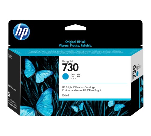 Картридж/ HP 730 130-ml Cyan DesignJet Ink Cartridge Картридж/ HP 730 130-ml Cyan DesignJet Ink Cartridge