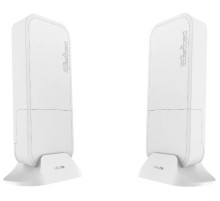 Точка доступа MikroTik Wireless Wire (Pair of preconfigured wAPG-60ad devices for 60Ghz link (Phase array 60 degree 60GHz antennas, 802.11ad wireless, four core 716MHz CPU, 256MB RAM, 1x Gigabit LAN, RouterOS L3, P