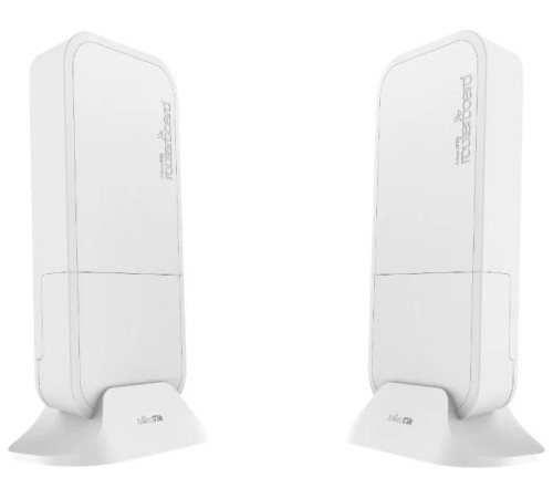 Точка доступа MikroTik Wireless Wire (Pair of preconfigured wAPG-60ad devices for 60Ghz link (Phase array 60 degree 60GHz antennas, 802.11ad wireless, four core 716MHz CPU, 256MB RAM, 1x Gigabit LAN, RouterOS L3, P