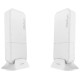 Точка доступа MikroTik Wireless Wire (Pair of preconfigured wAPG-60ad devices for 60Ghz link (Phase array 60 degree 60GHz antennas, 802.11ad wireless, four core 716MHz CPU, 256MB RAM, 1x Gigabit LAN, RouterOS L3, P