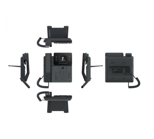 Телефон Fanvil V63, 6 SIP-акк., 2,8", 320x240 Цвет. экран, POE, БП в комп., 2x1 Gbps