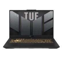 Ноутбук/ ASUS TUF F17 FX707ZC4-HX095 17.3"(1920x1080 (матовый, 144Hz) IPS)/Intel Core i5 12500H(2.5Ghz)/16384Mb/512PCISSDGb/noDVD/Ext:nVidia GeForce RTX3050(4096Mb)/Cam/BT/WiFi/56WHr/war 1y/2.6kg/Mecha Gray/DOS